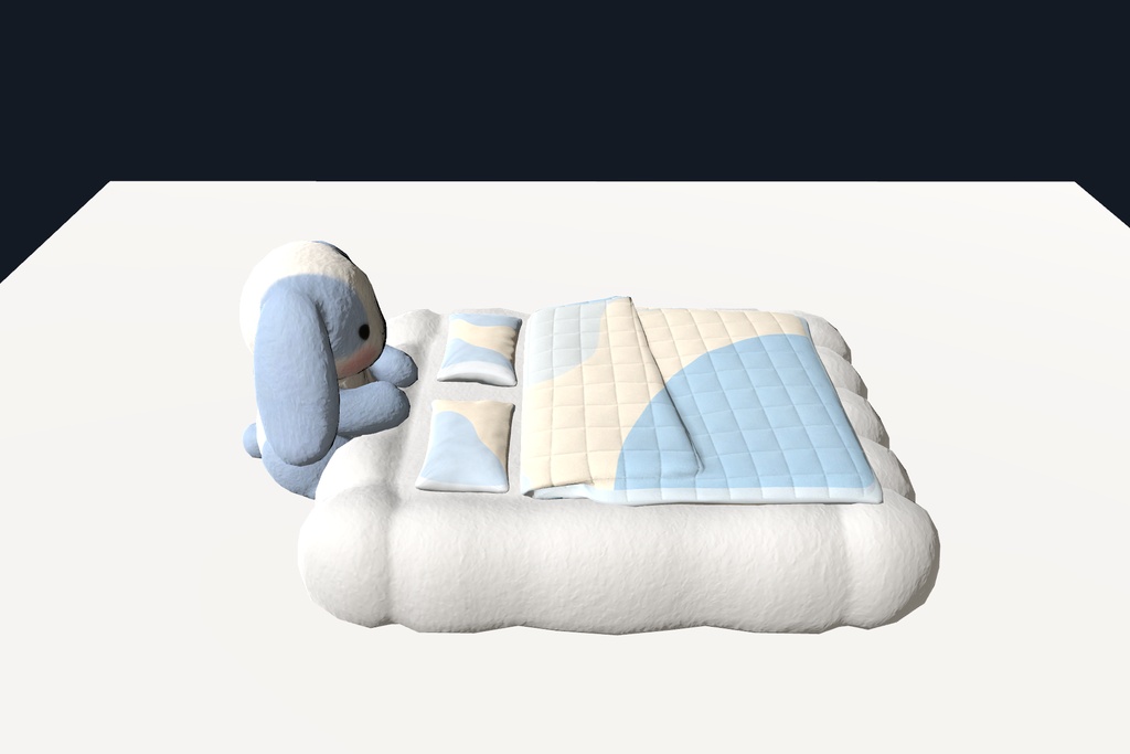 Sky Rabbit Bed Set.unitypackage 空うさぎベッドセット