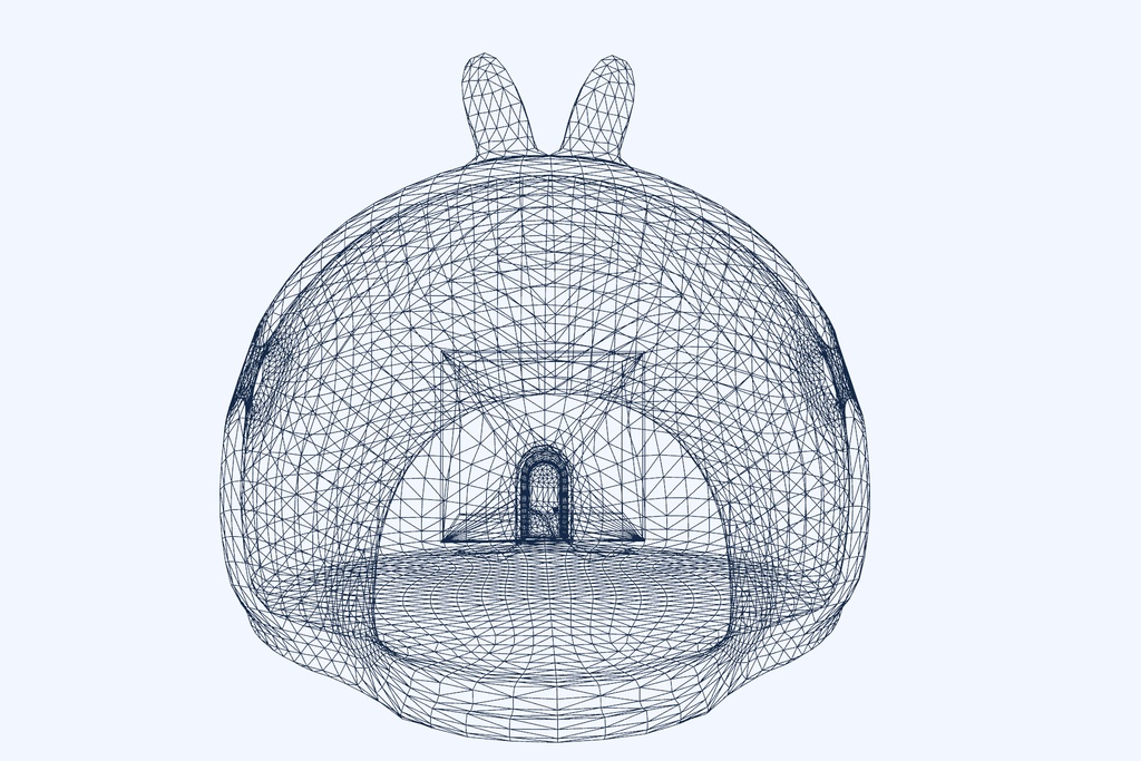 Rabbit Room Set.unitypackage(Door Open) うさぎルームセット(ドア開放)