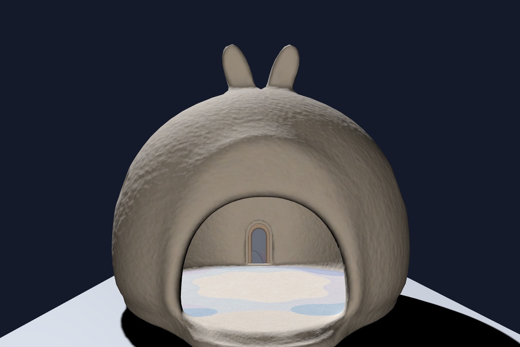 Rabbit Room Set.unitypackage(Door Open) うさぎルームセット(ドア開放)