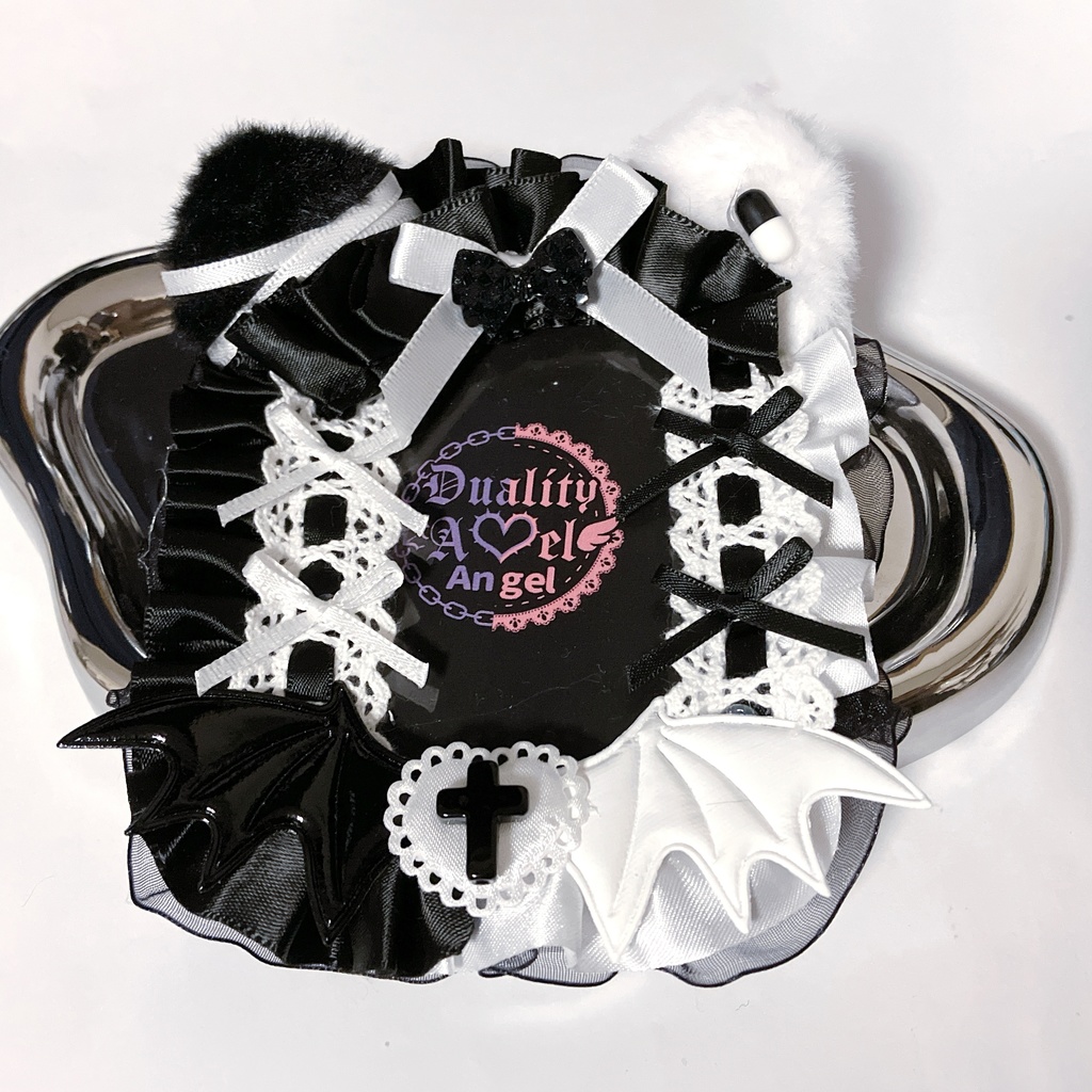 トレカケースデコ レースリボン B8