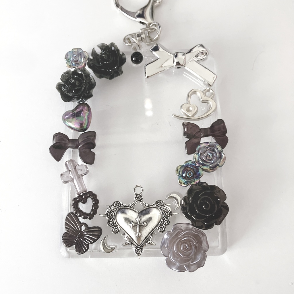 トレカケースデコ カードケースキーホルダー