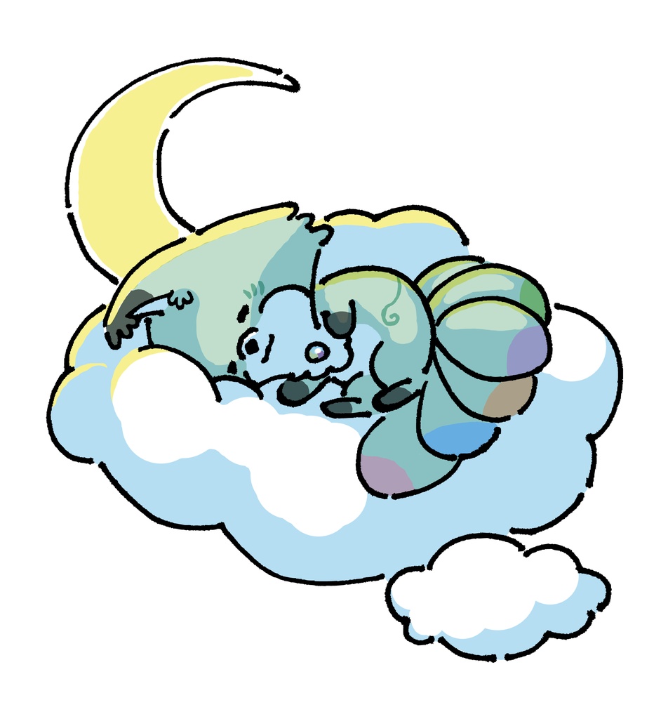 good night Chillty (おやすみ チルティ) ワンポイント