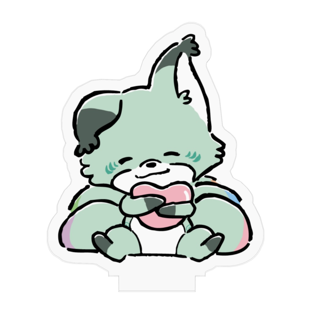 ハートを抱きしめるチルティ アクリルフィギュア