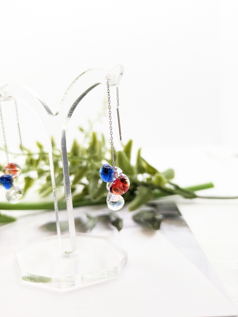 ~宇煉概念~ガラスビーズ(アメリカン/silver)