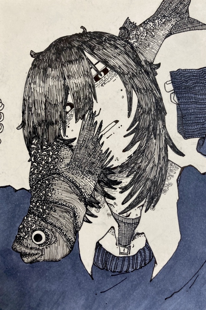 原画「fish」