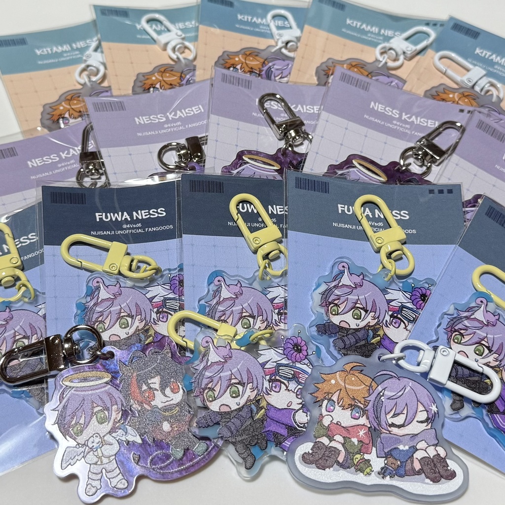 【非公式】アクリルキーホルダー3種