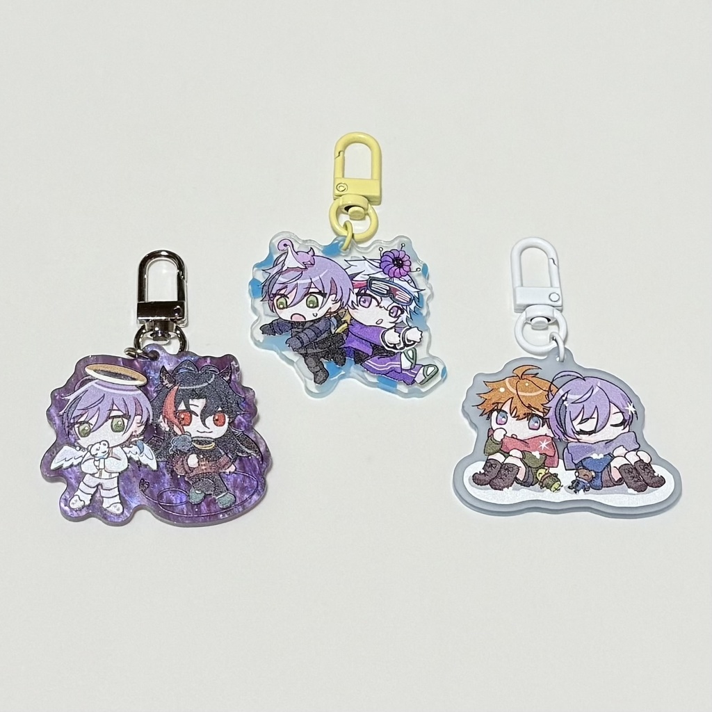 【非公式】アクリルキーホルダー3種