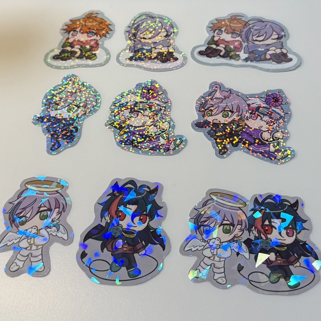 【非公式】ホログラムステッカー3枚セット3種