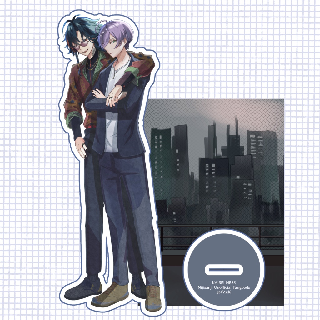 【非公式】ホログラムアクリルスタンド（ネス/魁星）