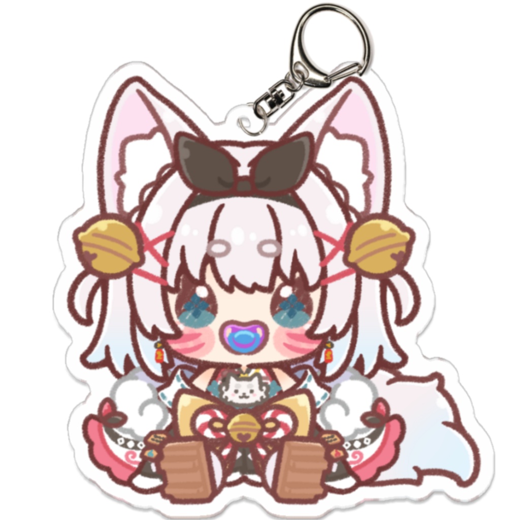 【1.5周年記念】おしゃぶりキーホルダー🐶(~5/18)