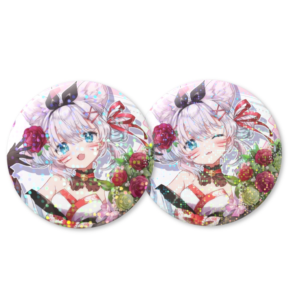 【お誕生日記念】キラキラ缶バッチ2種セット💎 (〜8/30)