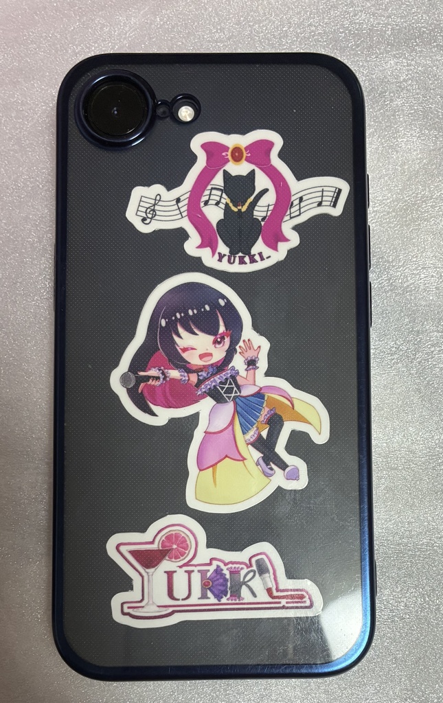 歌い手YUKKI_4周年記念スマホステッカー