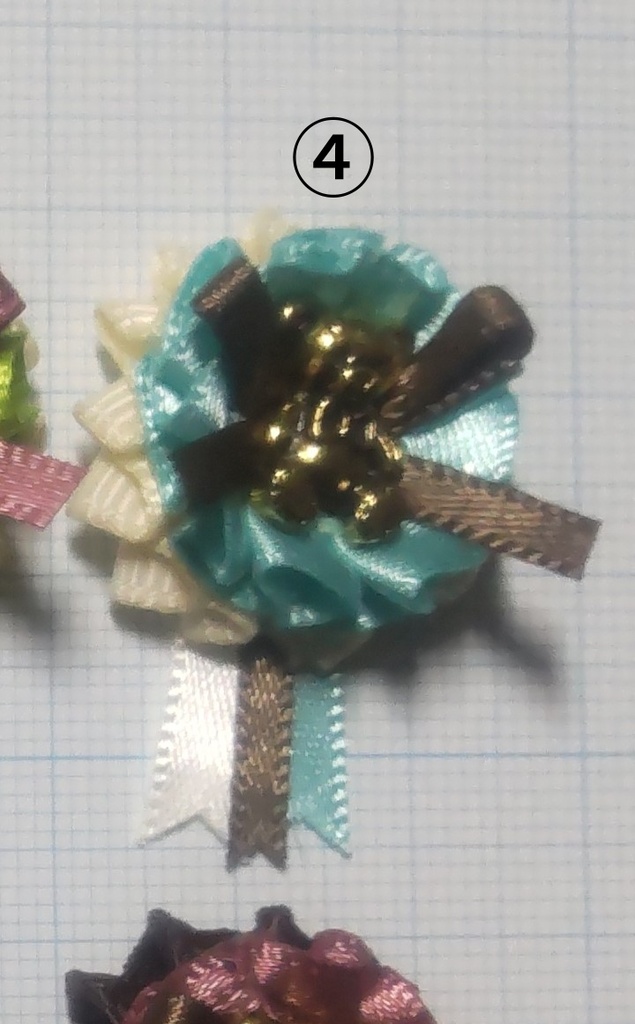 ぬいぐるみ用ロゼット(ショコラ)