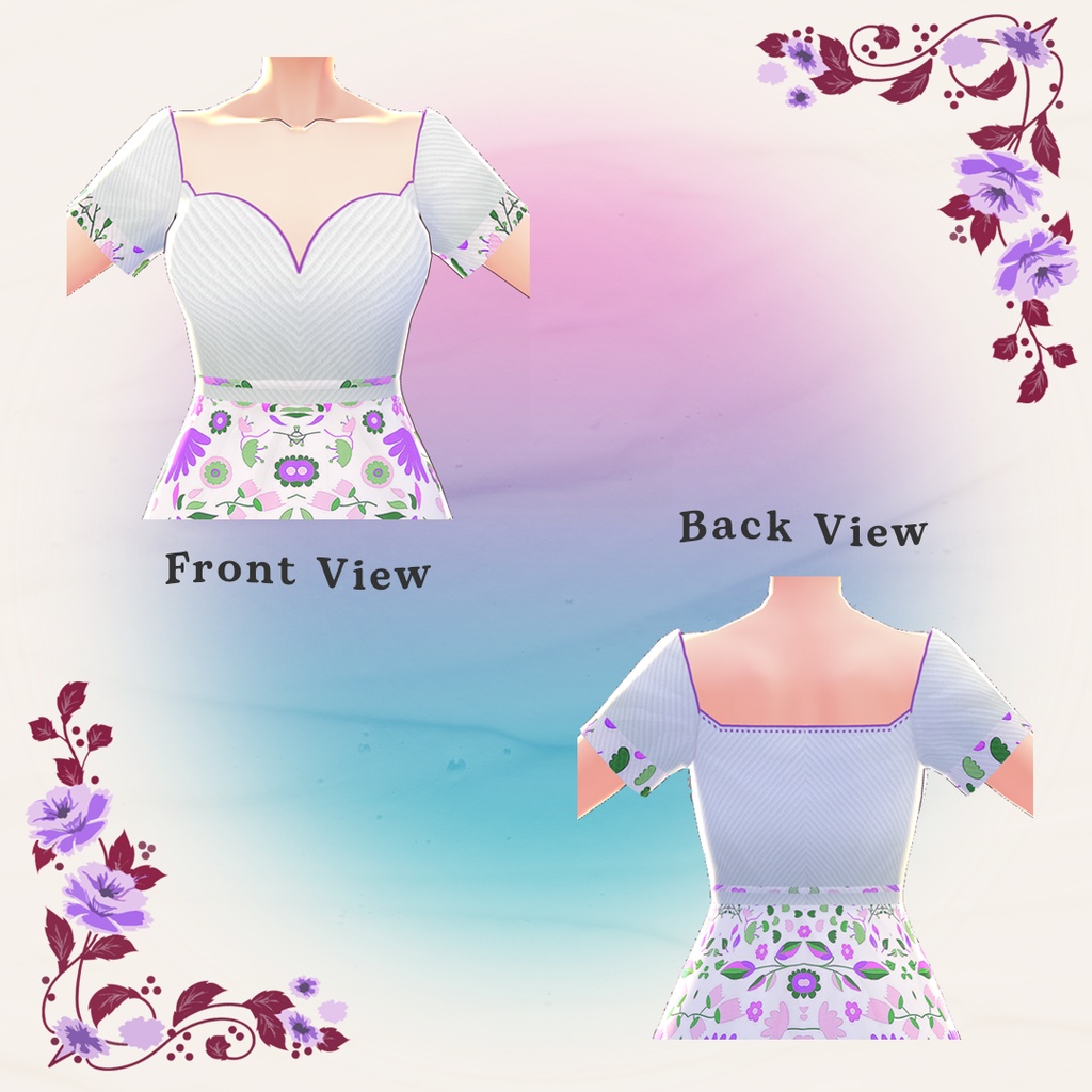 【VRoid】Fleuri Dress