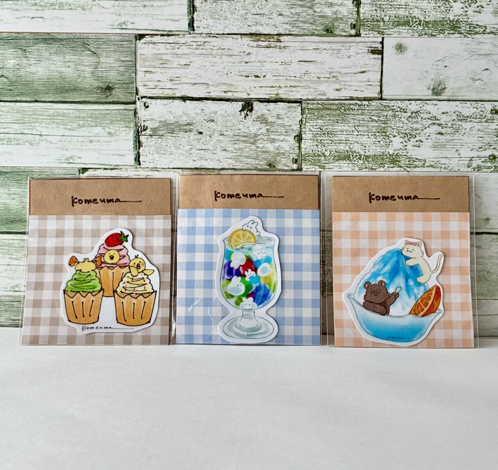 komeuma さらさらステッカー