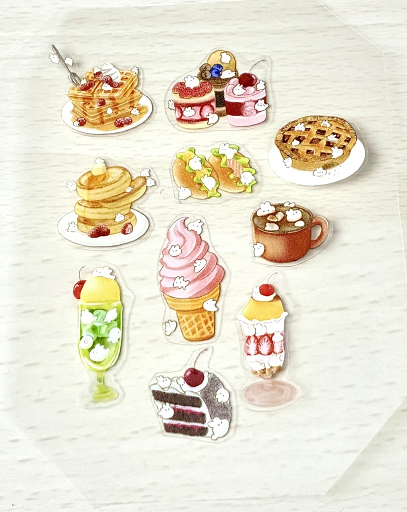 透明フレークシール