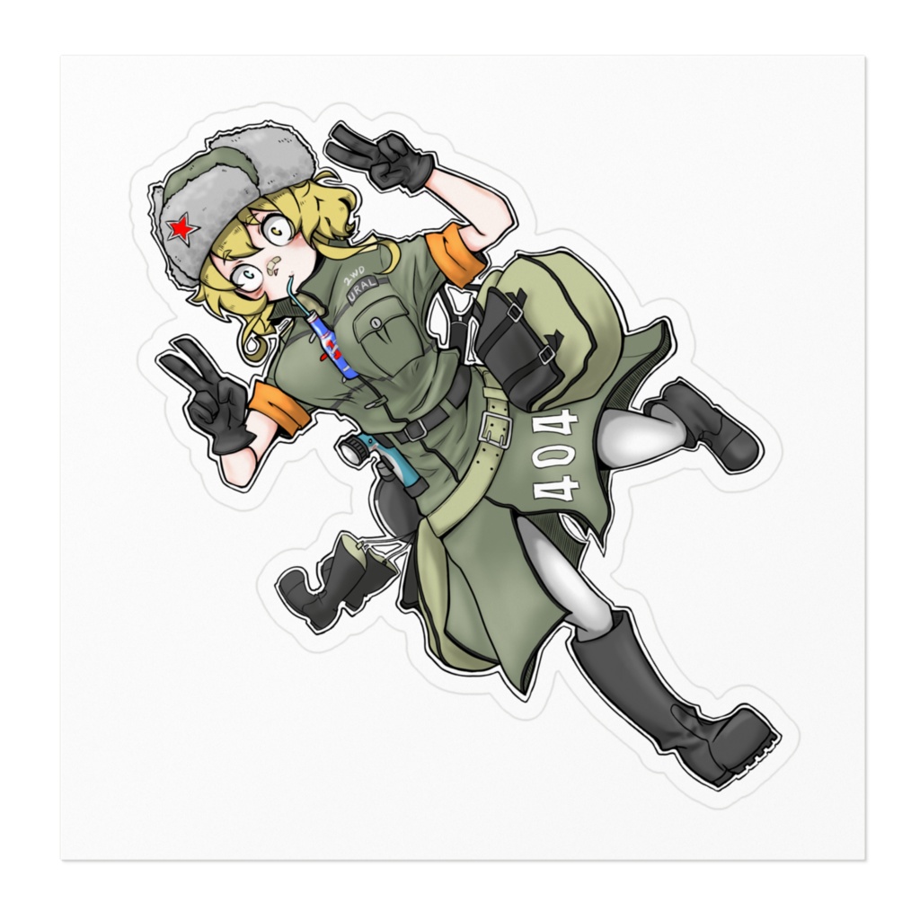 ウラルくんちゃんステッカー