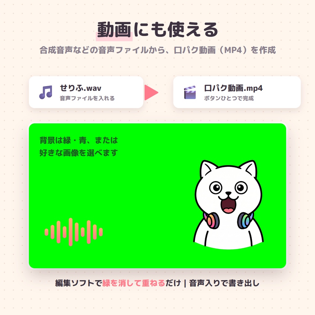 【無料版あり】しゃべる立ち絵|絵を入れるだけで、声に合わせて口パク・まばたき【配信・動画用/Windows】