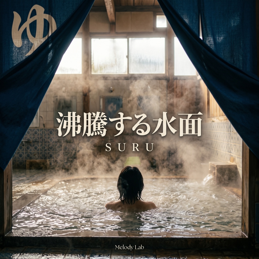 沸騰する水面