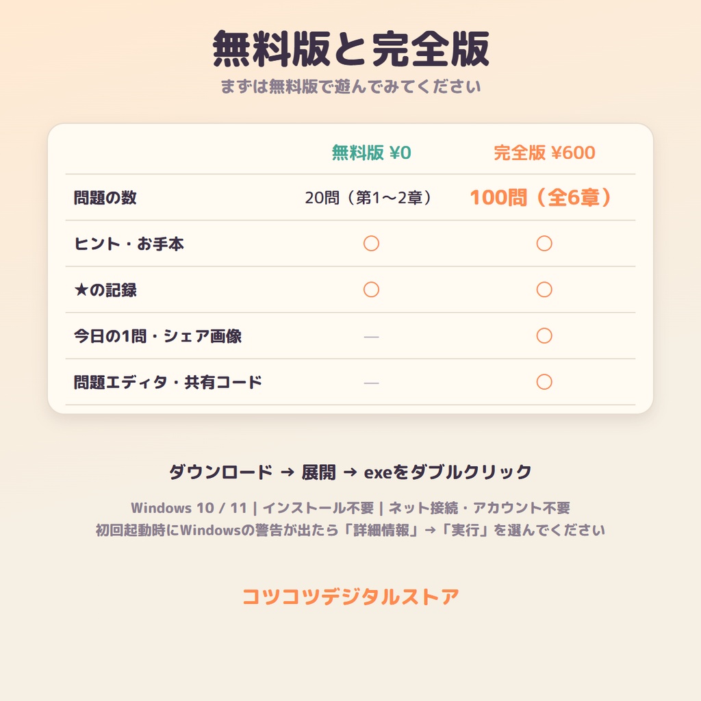 【無料版あり】さっきのじぶん|前の回の自分と協力して解く、マス目パズル【Windows】