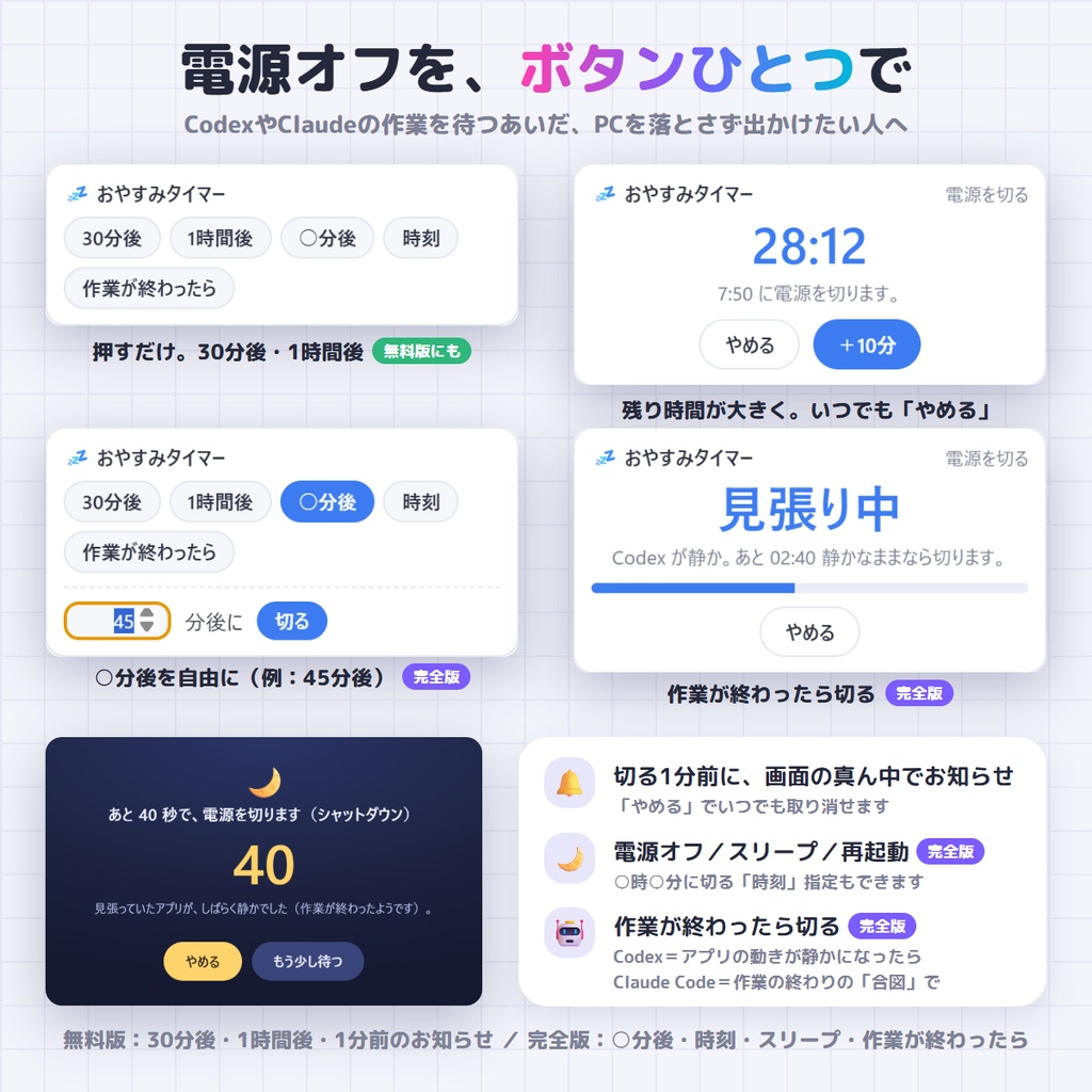 【無料】PCが重い理由がひと目でわかる|PCのきもち 無料版 ― 日本語で教えるシステムモニター【Windows】
