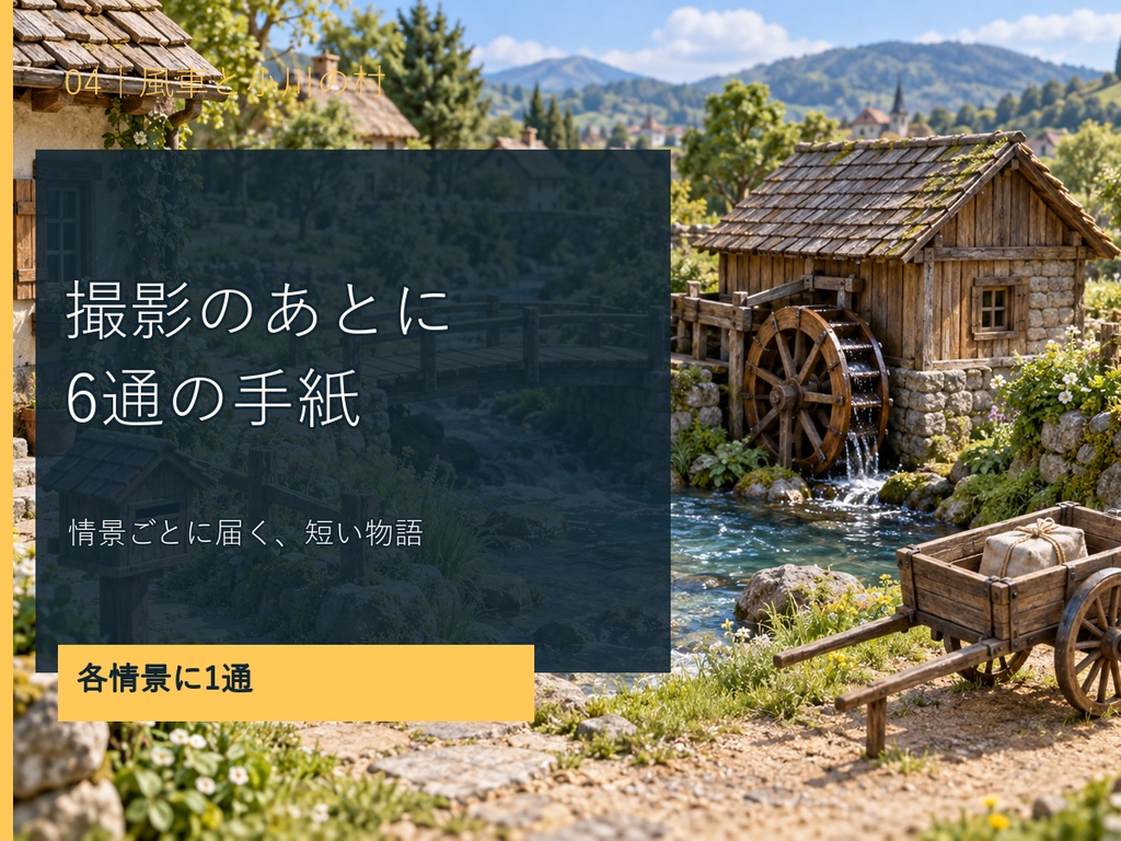 ミニチュア撮影さんぽ【製品版】|6つの景色で30件の写真さんぽ