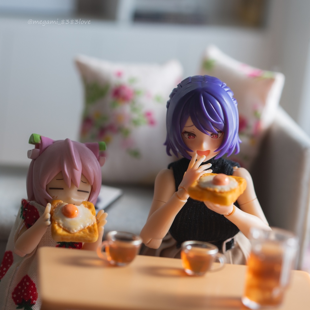 目玉焼きトースト