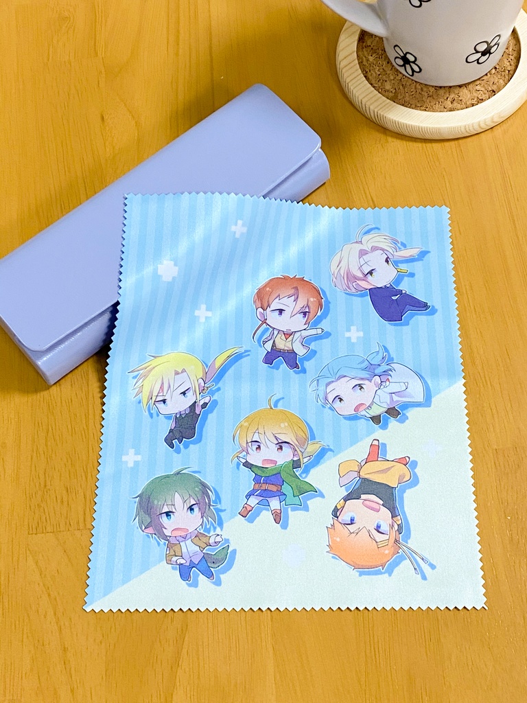 【オリジナル】ミニキャラメガネ拭き【そしたび】