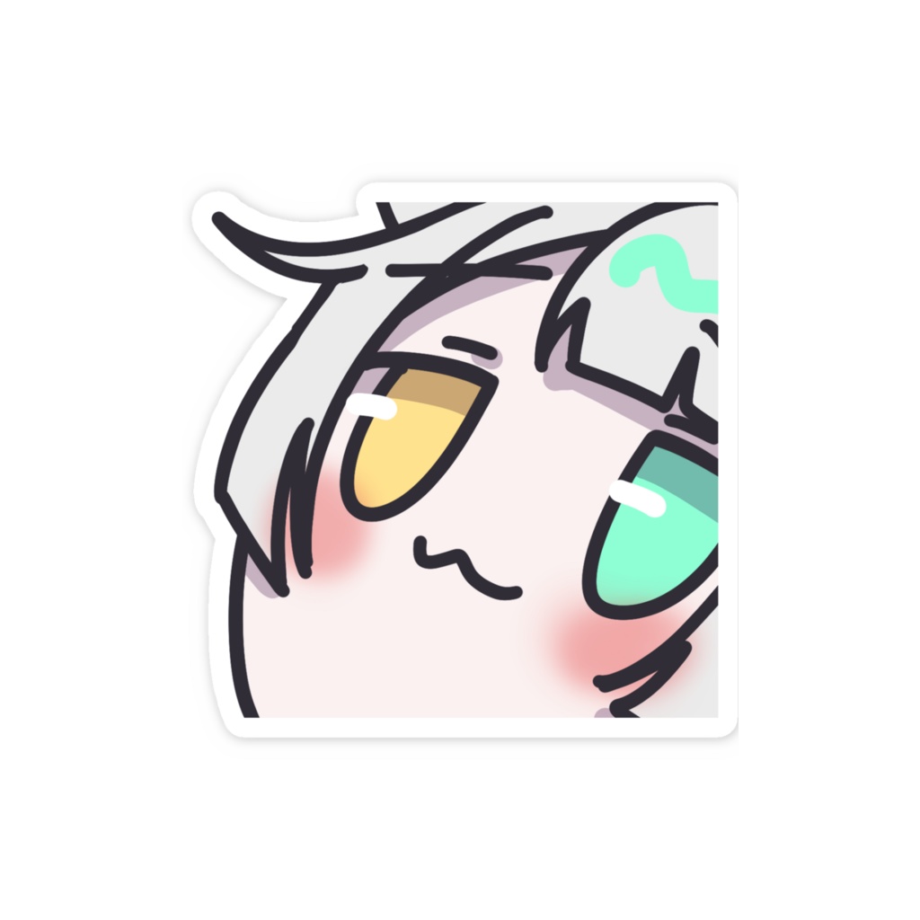 稲荷るゐ スマホステッカー ぬん!