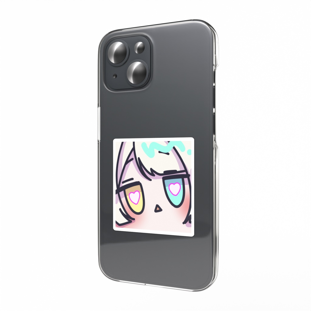 稲荷るゐ スマホステッカー きゅん!