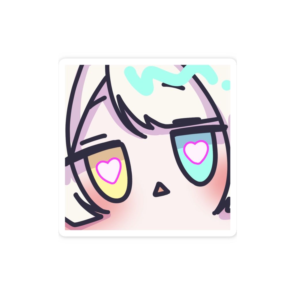 稲荷るゐ スマホステッカー きゅん!