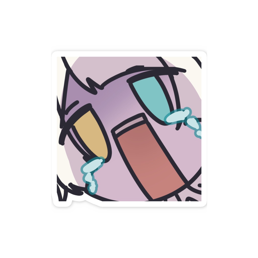 稲荷るゐ スマホステッカー がーん!