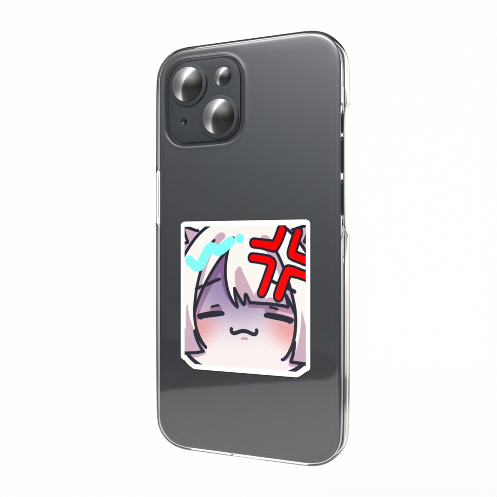 稲荷るゐ スマホステッカー むっ!