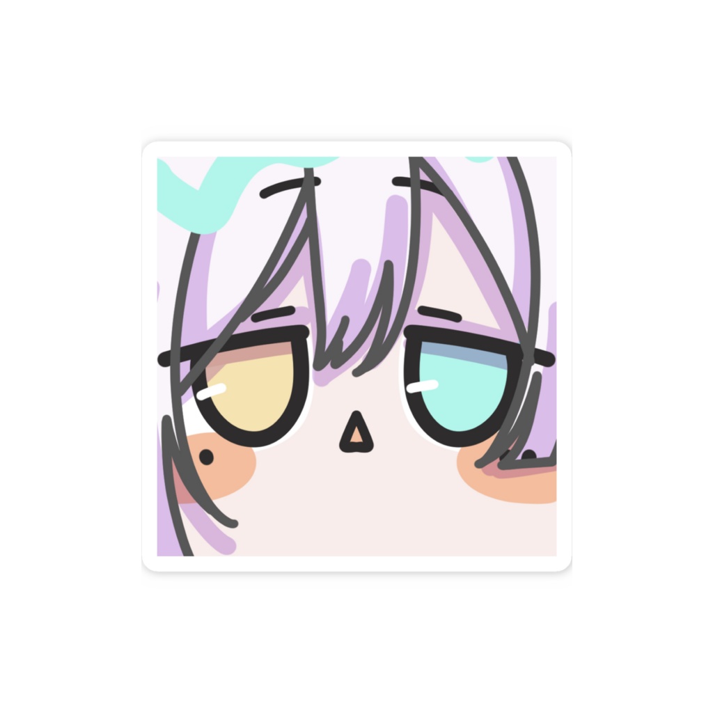 稲荷るゐ スマホステッカー ぽ