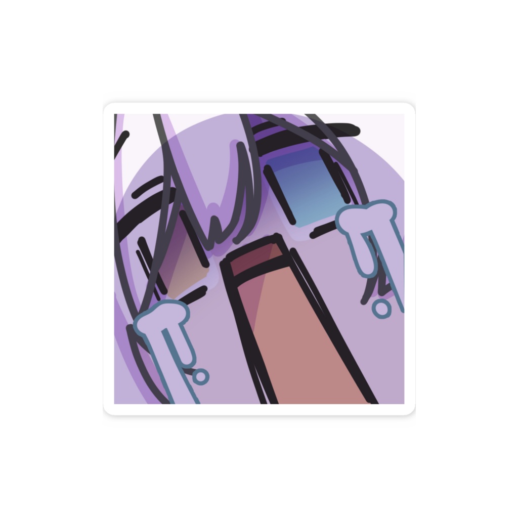 稲荷るゐ スマホステッカー ぎゃ