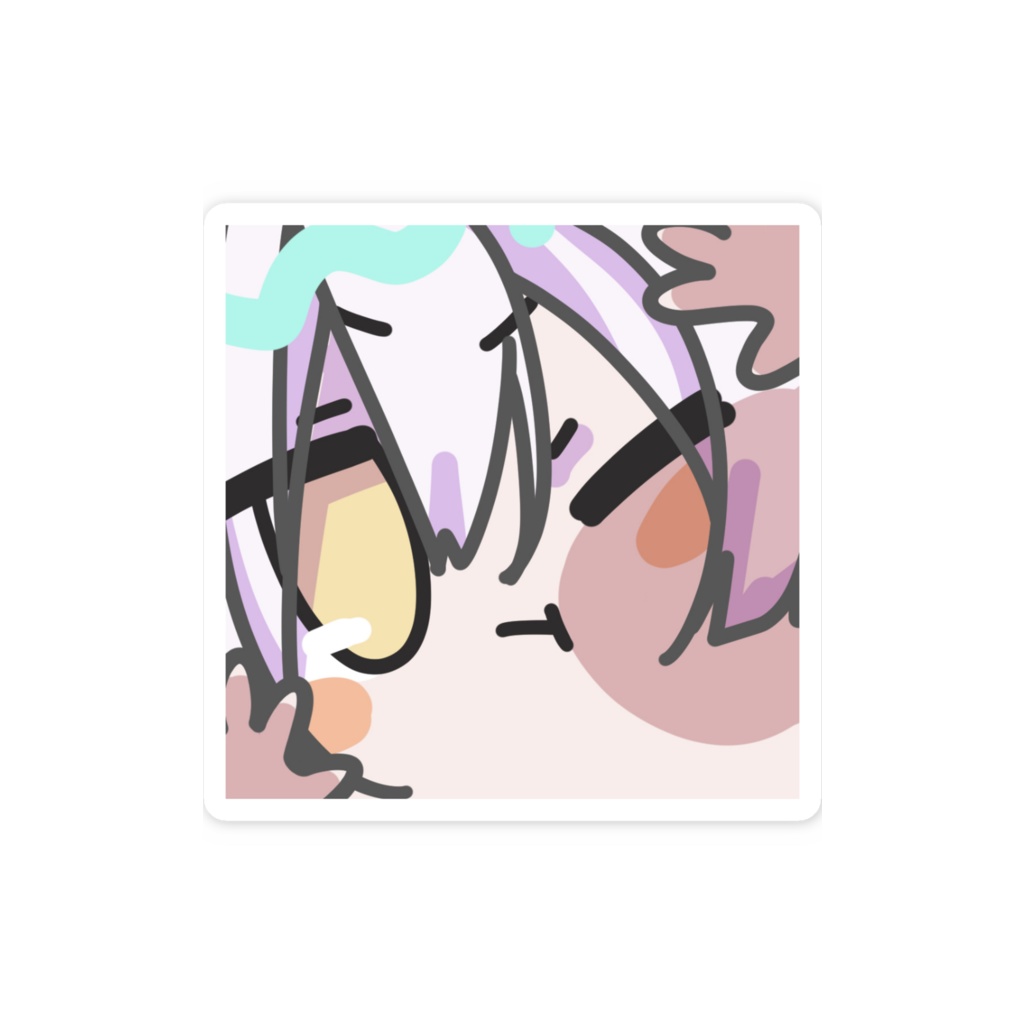 稲荷るゐ スマホステッカー ぴ