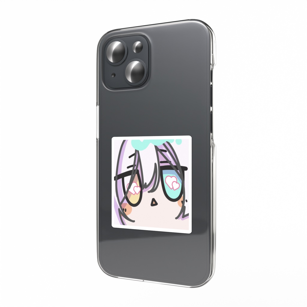 稲荷るゐ　スマホステッカー　きゅん