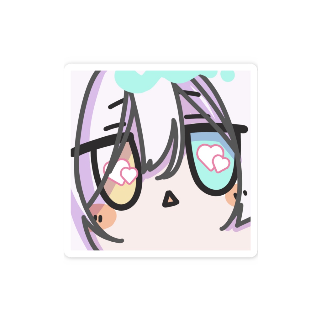 稲荷るゐ スマホステッカー きゅん