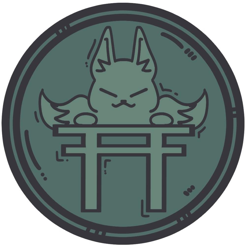 稲荷るゐ コイン風缶バッジ