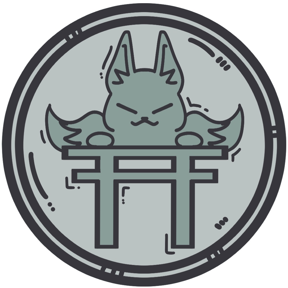 稲荷るゐ コイン風缶バッジ