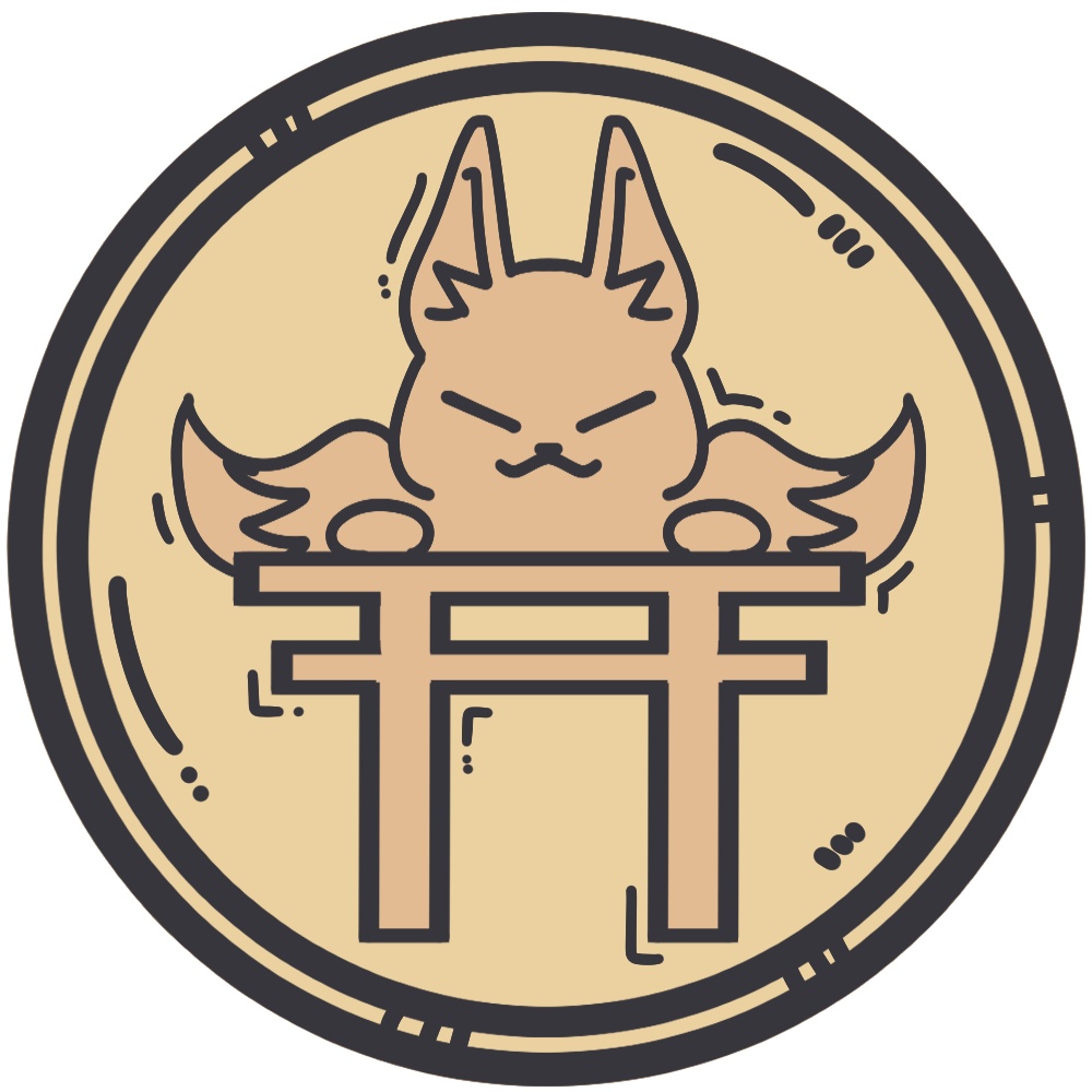 稲荷るゐ コイン風缶バッジ