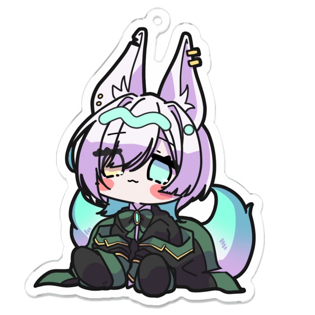 もちもちアクリルキーホルダー