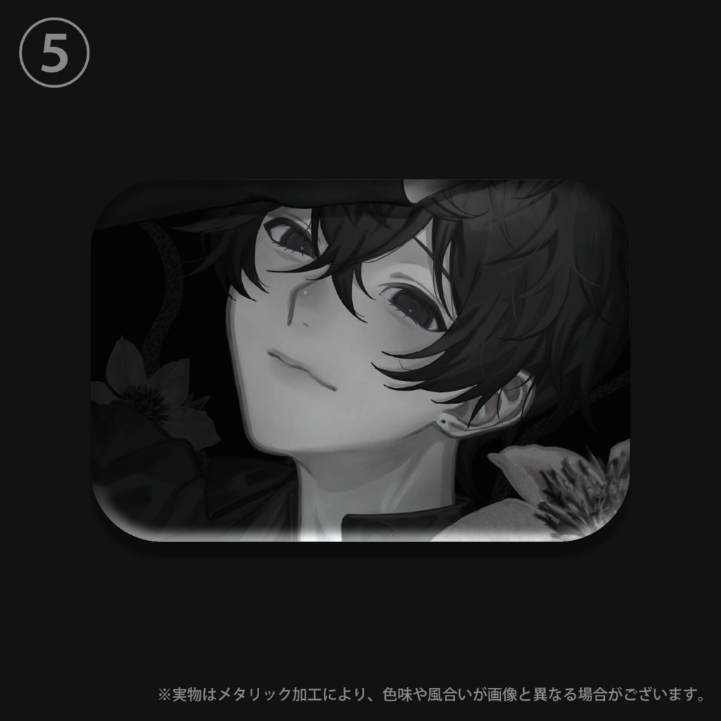 メタリック缶バッチ/全6種