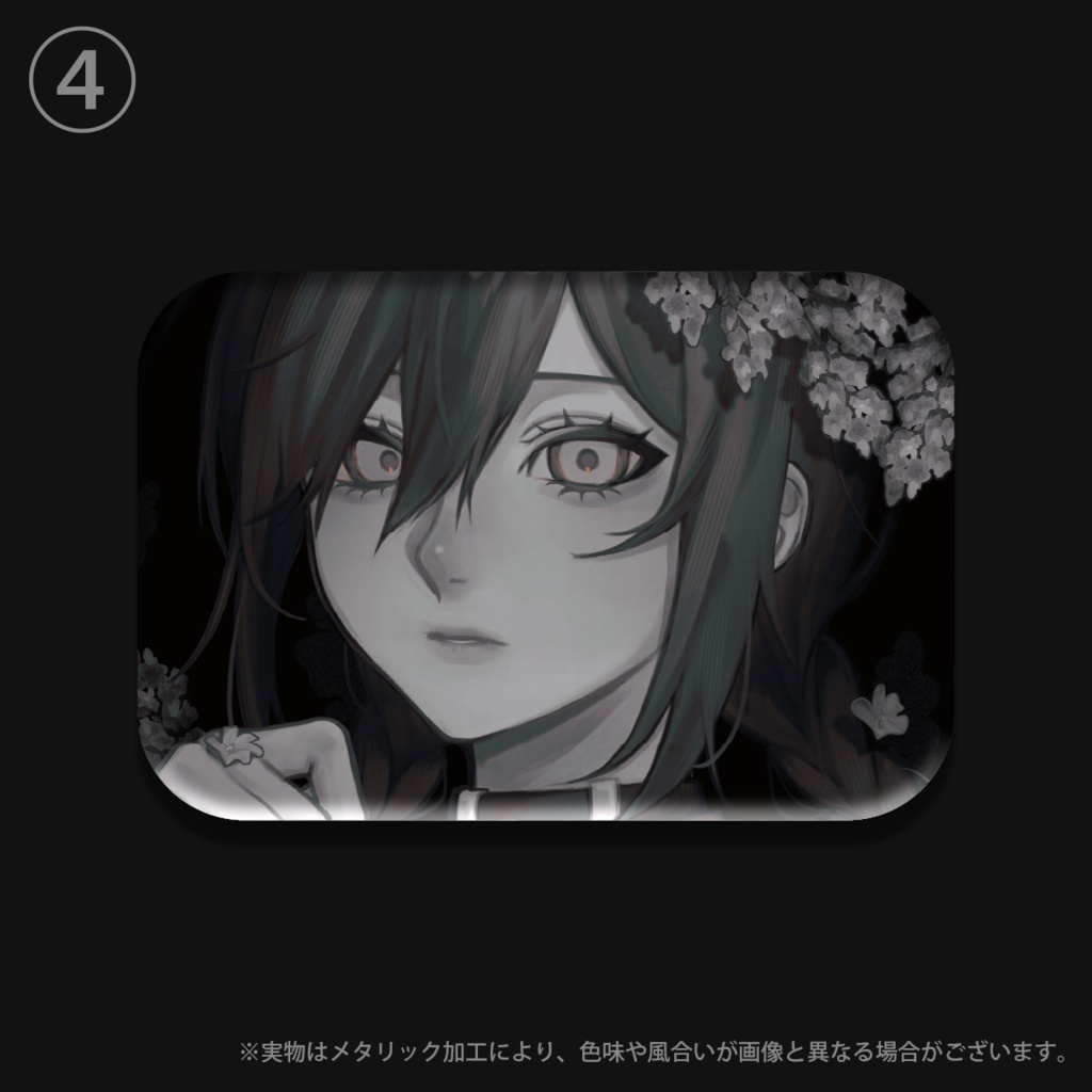 メタリック缶バッチ/全6種