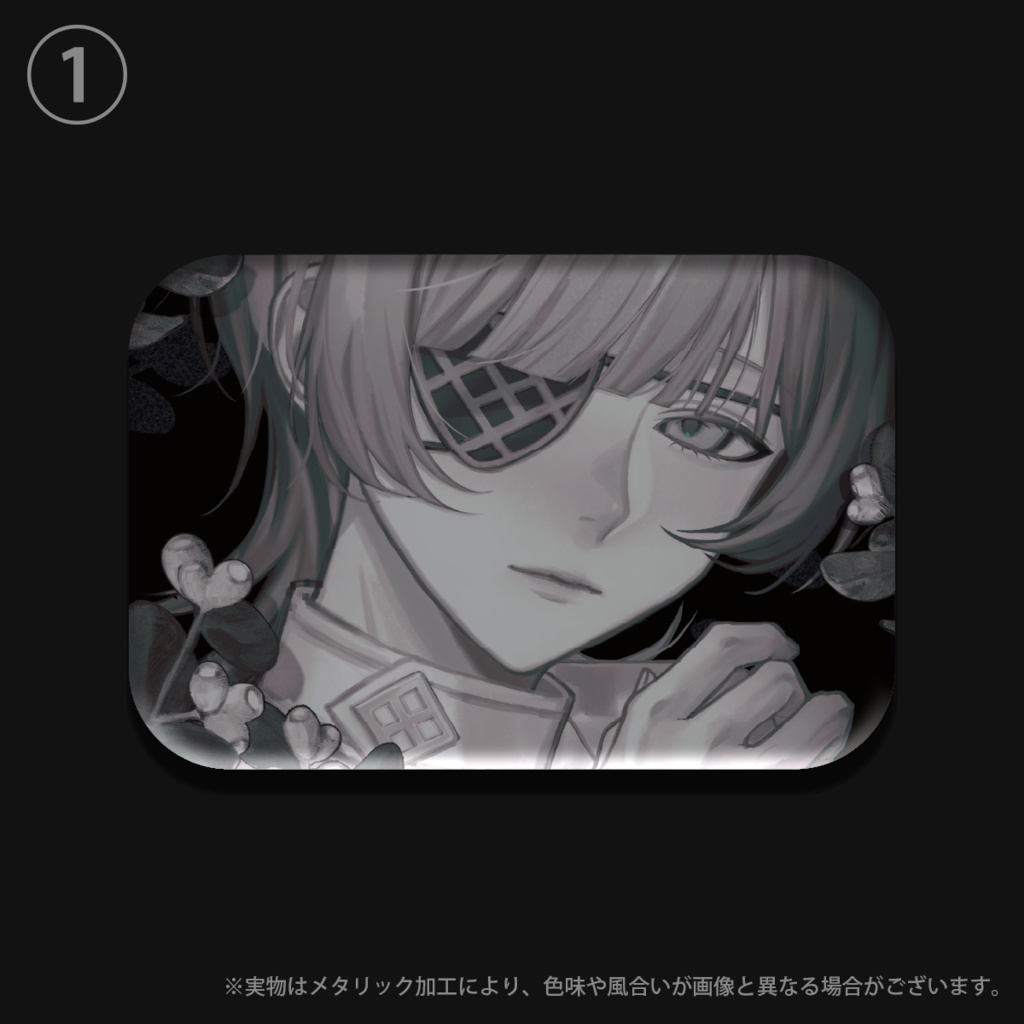 メタリック缶バッチ/全6種