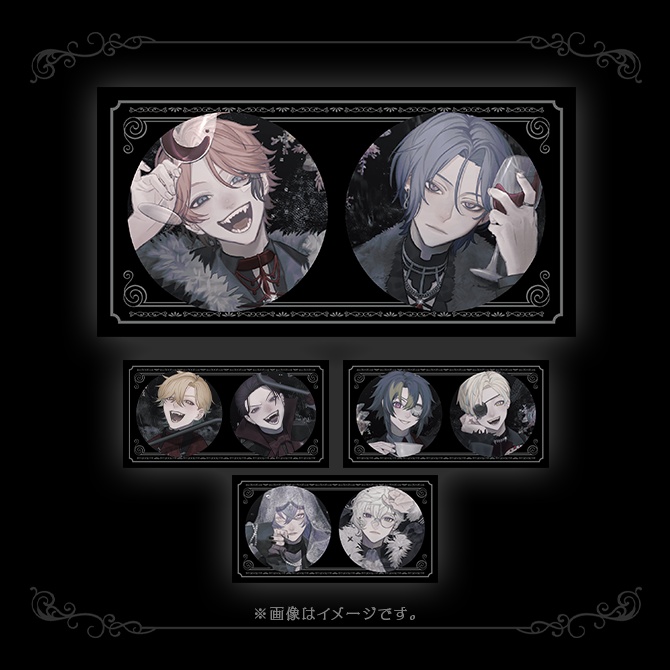 【にじそ11】ホロ加工缶バッジセット