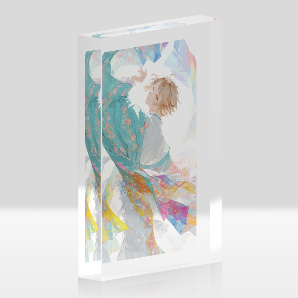 【非公式】夏目貴志-極彩色の半衿【グッズ】