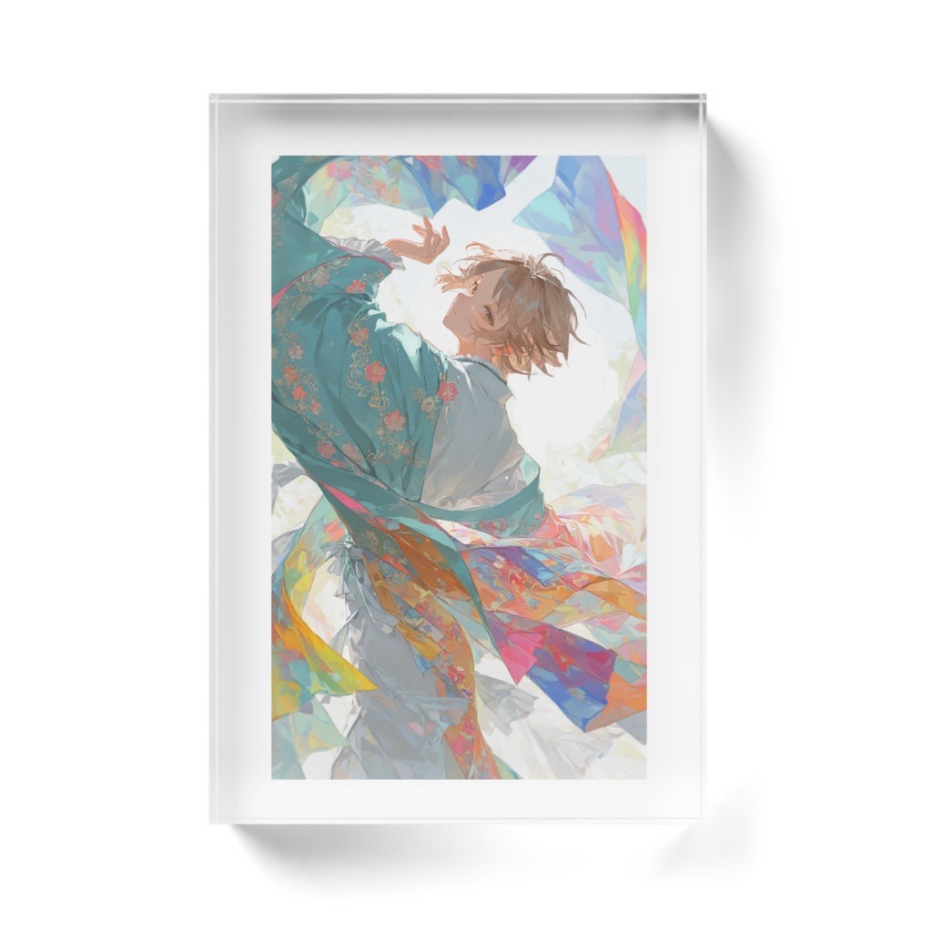 【非公式】夏目貴志-極彩色の半衿【グッズ】