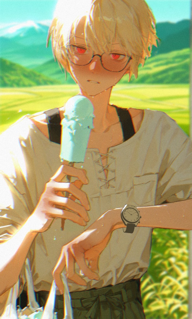 【非公式】的場静司・名取周一-「ひと夏のサボタージュ」【グッズ】