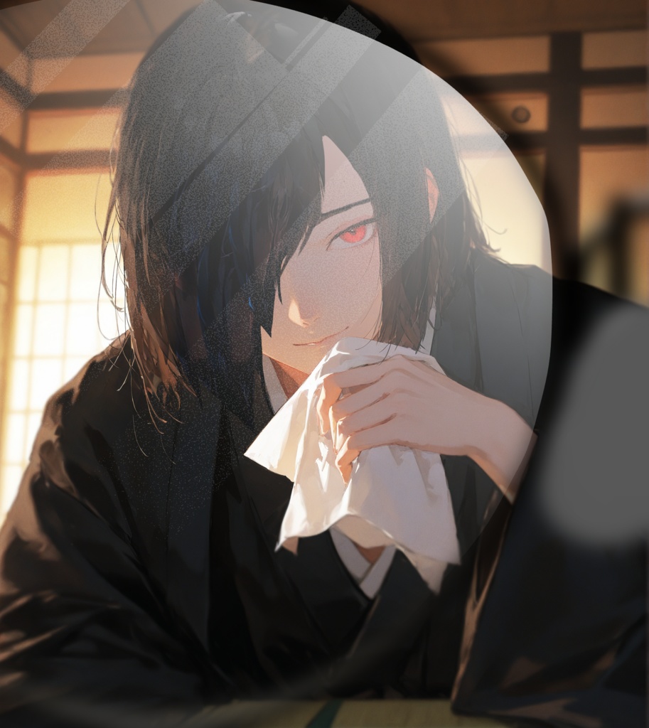 【非公式】的場静司・眼鏡拭き【グッズ】